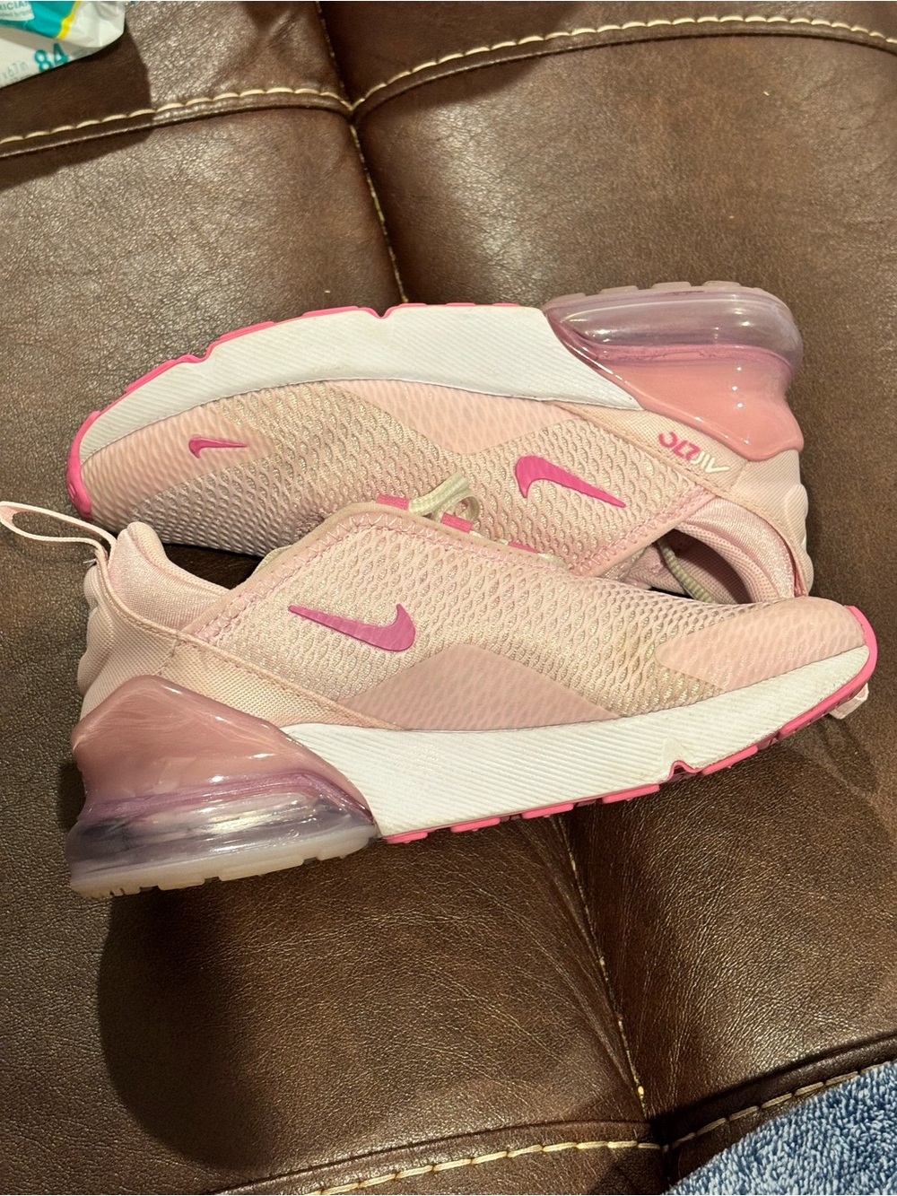 Nike Pink Mesh Kids' Air Max 270 Sneakers